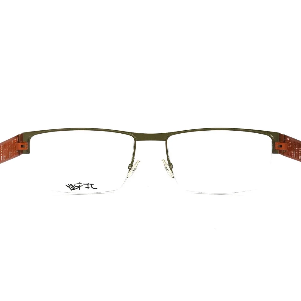 J.F. Rey Eyeglasses Frames JF2589 4560 Khaki Orange Olive Green 58-19-145